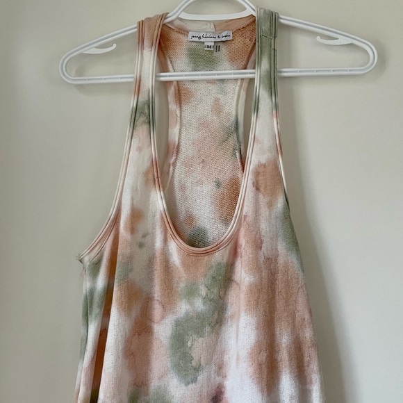 YOUNG BEAUTIFUL & BROKE TIE DYE JUMPSUIT - M - Picture 6 of 15